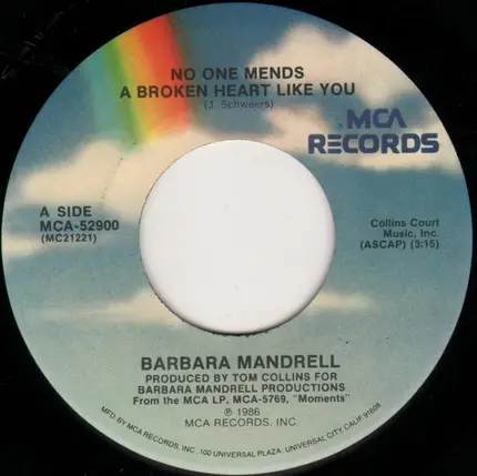Barbara Mandrell - No One Mends A Broken Heart Like You