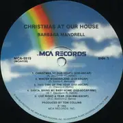 LP - Barbara Mandrell - Christmas At Our House
