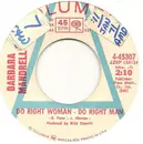 7inch Vinyl Single - Barbara Mandrell - Do Right Woman - Do Right Man / The Letter