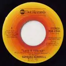 7inch Vinyl Single - Barbara Mandrell - Love Is Thin Ice