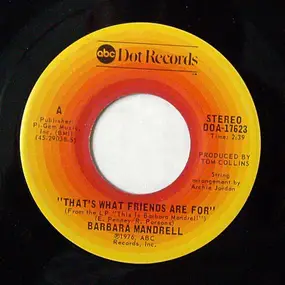 Barbara Mandrell - That's What Friends Are For