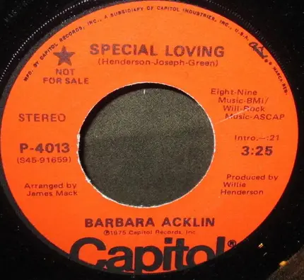 Barbara Acklin - Special Loving