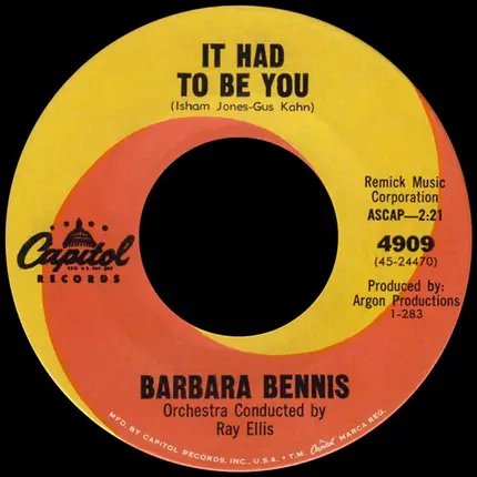 Barbara Bennis - Half As Much