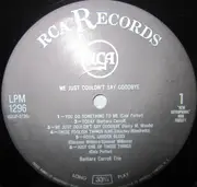 LP - Barbara Carroll Trio - We Just Couldn't Say Goodbye... - Inlay included