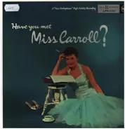 Barbara Carroll Trio - Have You Met Miss Carroll?