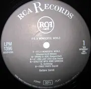 LP - Barbara Carroll Trio - It's A Wonderful World