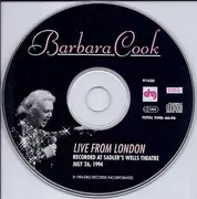 CD - Barbara Cook - Live From London