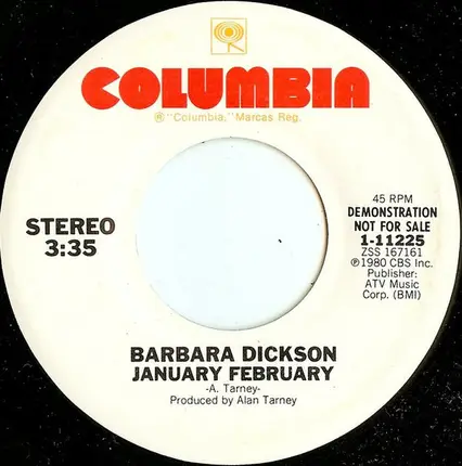 Barbara Dickson - January February