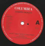 7inch Vinyl Single - Barbara Dickson - Don't Think Twice It's All Right