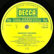 LP - Barbara Dickson - I Will Sing