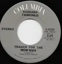 7inch Vinyl Single - Barbara Fairchild - Thanks For The Mem'ries