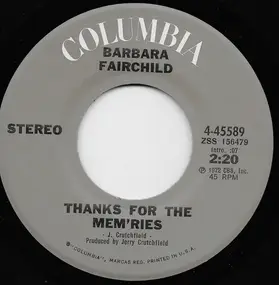 Barbara Fairchild - Thanks For The Mem'ries