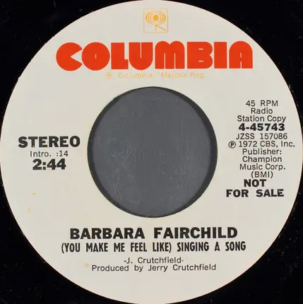 Barbara Fairchild - Teddy Bear Song