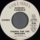 7inch Vinyl Single - Barbara Fairchild - Thanks For The Mem'ries - Mono