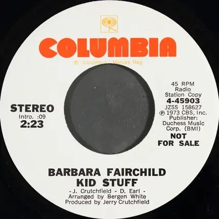 Barbara Fairchild - Kid Stuff