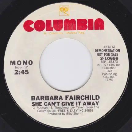 Barbara Fairchild - She Can't Give It Away