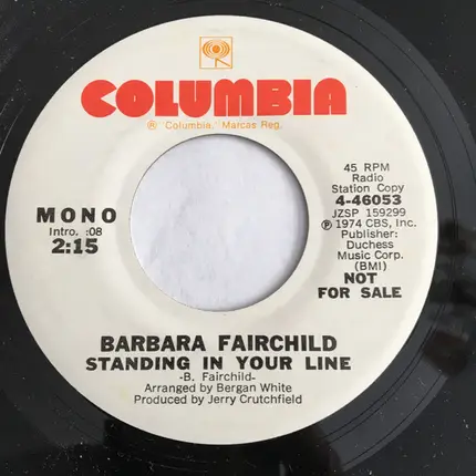 Barbara Fairchild - Standing in Your Line