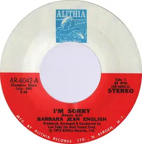 Barbara Jean English - I'm Sorry