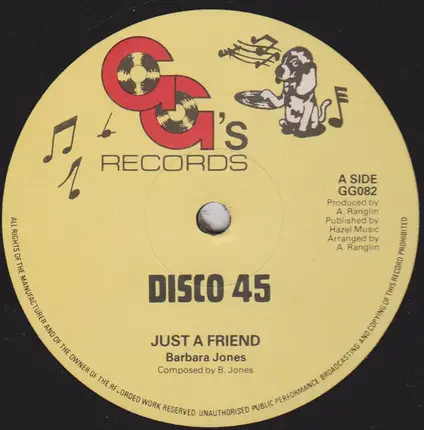Barbara Jones - Just A Friend