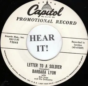 Barbara Lyon - Letter To A Soldier / Whisper