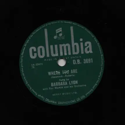 Barbara Lyon - Whisper / Where you are