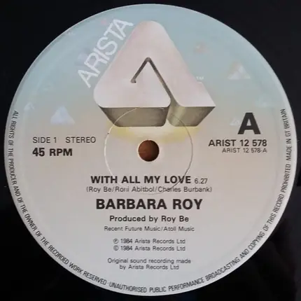 Barbara Roy - With All My Love