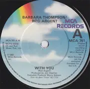 7inch Vinyl Single - Barbara Thompson / Rod Argent - With You