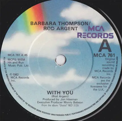 Barbara Thompson / Rod Argent - With You