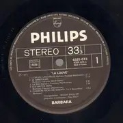 LP - Barbara - La Louve - textured sleeve