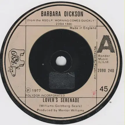 Barbara Dickson - Lover's Serenade
