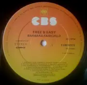 LP - Barbara Fairchild - Free & Easy