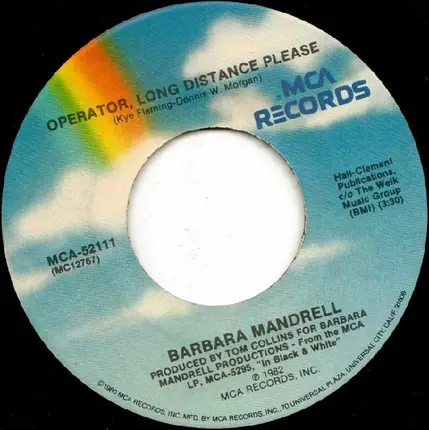 Barbara Mandrell - Operator, Long Distance Please