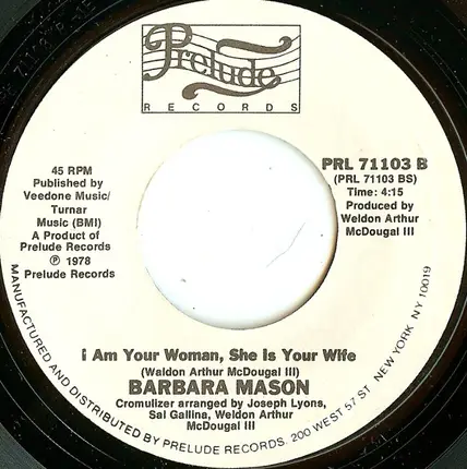 Barbara Mason - Take Me Tonight