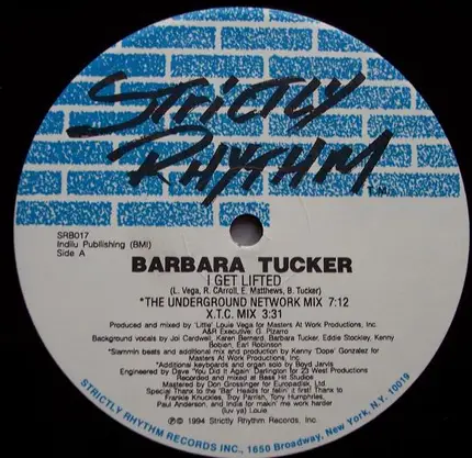 Barbara Tucker - I Get Lifted