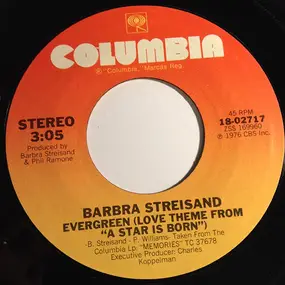 Barbra Streisand - Evergreen (Love Theme From A Star Is Born) / Memory - The Theme From Andrew Lloyd Webber's 'Cats'