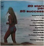Double LP - Barbra Streisand / Ray Conniff / Johnny Cash a.o. - 20 stars per 20 successi