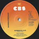 7inch Vinyl Single - Barbra Streisand - Woman In Love - Solid Centre