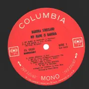 LP - Barbra Streisand - My Name Is Barbra - Mono