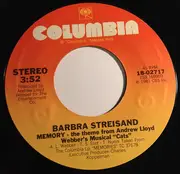 7inch Vinyl Single - Barbra Streisand - Evergreen (Love Theme From A Star Is Born) / Memory - The Theme From Andrew Lloyd Webber's 'Cats'