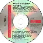 CD - Barbra Streisand - Highlights From Just For The Record...