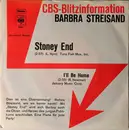7inch Vinyl Single - Barbra Streisand - Stoney End