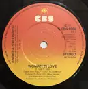 7inch Vinyl Single - Barbra Streisand - Woman In Love - Orange Paper Labels