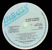 LP - Barbra Streisand - My Name Is Barbra