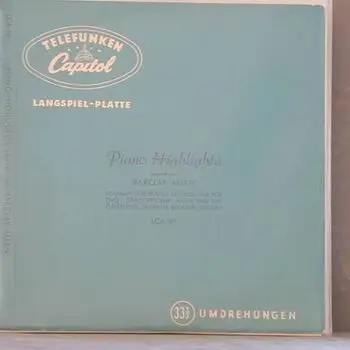 Barclay Allen - Piano Highlights