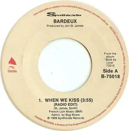 Bardeux - When We Kiss