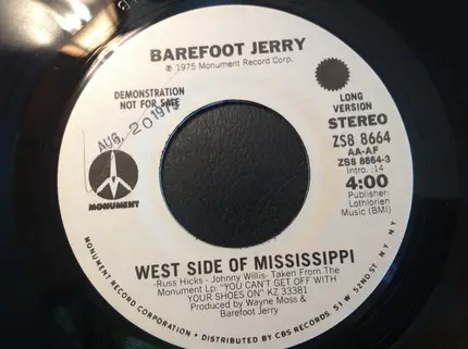 Barefoot Jerry - West Side Of Mississippi