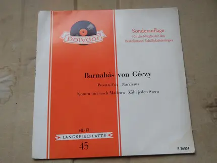 Barnabas Von Géczy - Erinnern Sie Sich...?