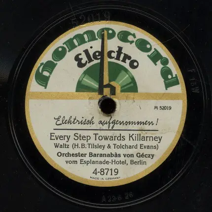 Barnabas Von Géczy Und Sein Orchester - Jalousie / Every Step Towards Killarney