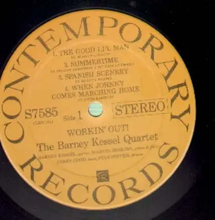 Barney Kessel Quartet - Workin Out!