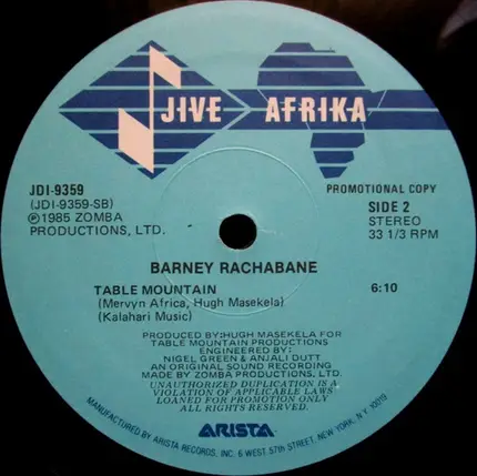 Barney Rachabane - Blow Barney Blow